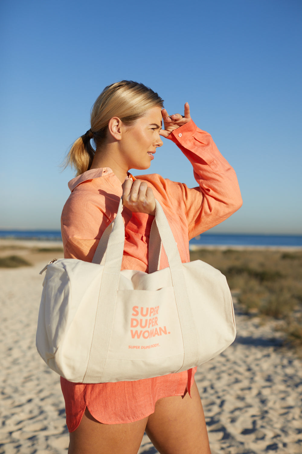 Super Duper Woman Duffel Bag