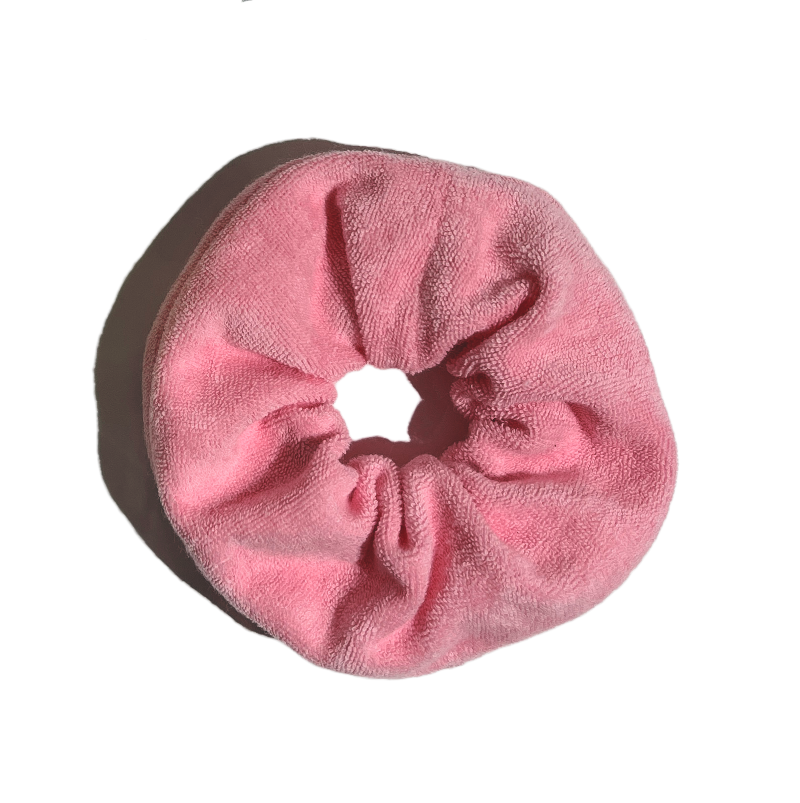 Pink scrunchie